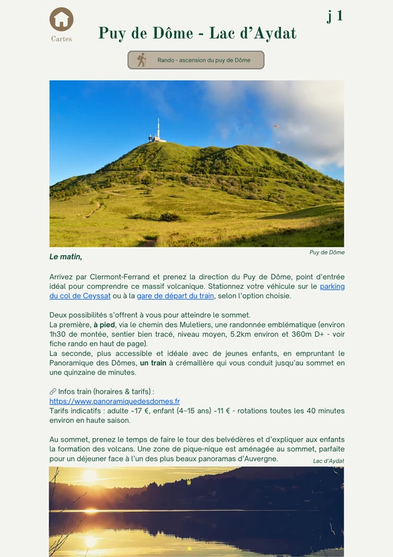 Au cœur des volcans d'Auvergne – page intérieure 4