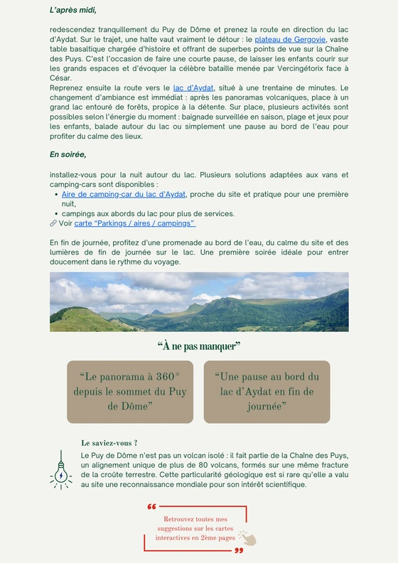 Au cœur des volcans d'Auvergne – page intérieure 5